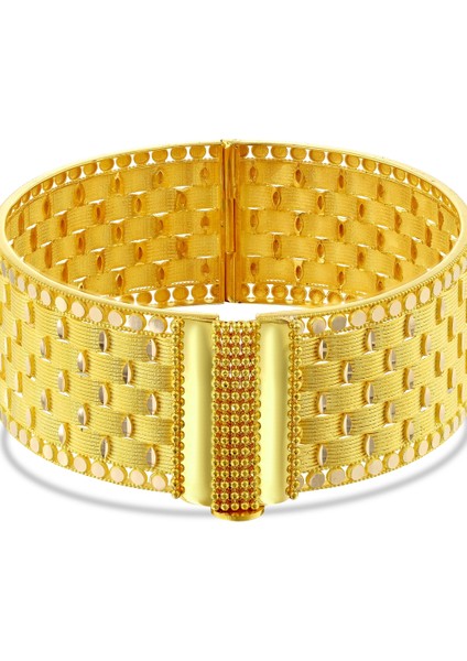 Altın Kelepçe Bilezik - 14K fırsatları