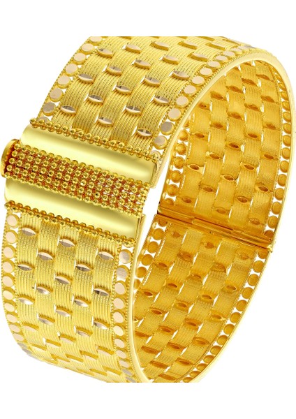 Altın Kelepçe Bilezik - 14K indirimleri