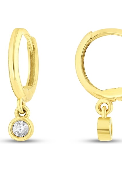 Sallantılı Altın Çocuk Küpe - 14K fiyatları