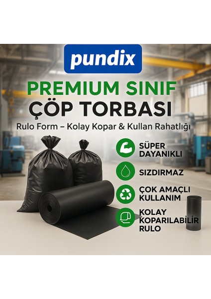 J300 Jumbo Boy Çöp Torbası 80X110 cm - 5 Koli (Toplam 30 Kg) Çift Kat 40 Mikron Kalın & Dayanıklı Siyah Poşet Seti | Her Koli 20 Rulo (300 Gr/rulo) | Ev, Ofis ve Bahçe Temizliği Için Ideal fiyatları