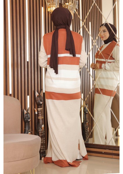 Düğme Detay Triko Somon 2271-4 indirimleri