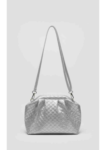 The Moiss Burslu Gümüş Renk Kadın El ve Omuz Çantasi modelleri