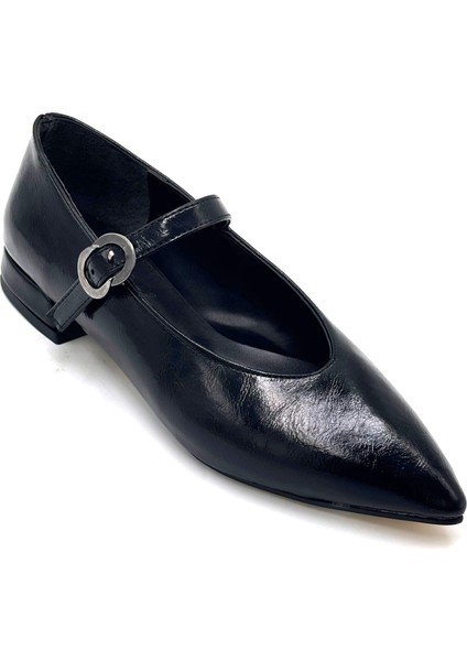 Marina Tokalı Günlük Kadın Babet Siyah fırsatları