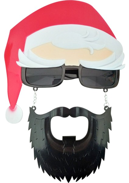 Yılbaşı Parti Gözlüğü Noel Baba Şapka&sakal Gözlük