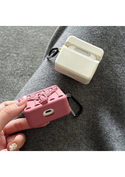 Apple Airpods Pro Kılıf Antik Melek Gri