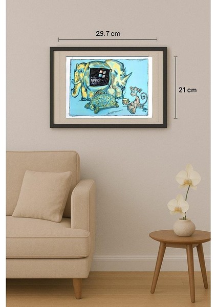 Chenzov Lev 29X21CM Orijinal Karikatür Tablo fiyatları