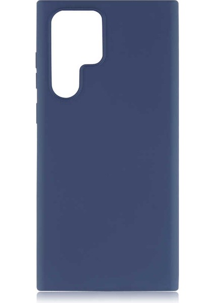 Spia Galaxy S22 Ultra Kılıf Spıa Premier Silikon Kapak-Lacivert