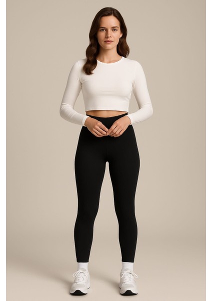 Kadın Yüksek Bel Likralı Spor Tayt – Tuén Collection