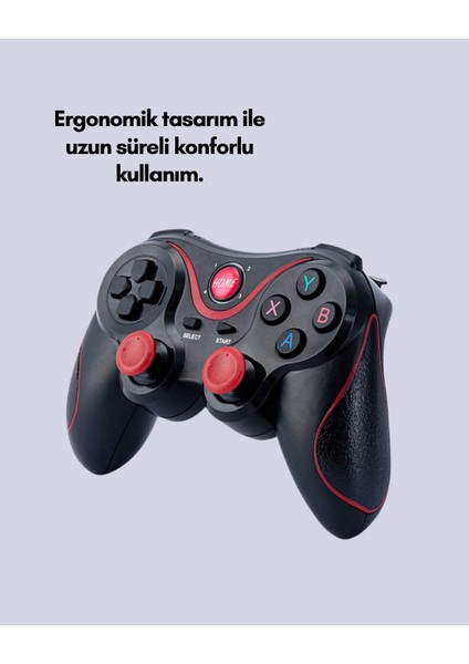 Kablosuz Bluetooth Gamepad Pc Android Tv Uyumlu Oyun Kumandası - F998K640-U58998 modelleri