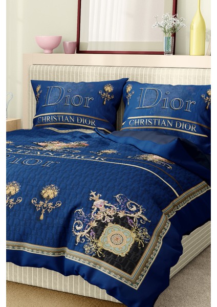 Nevresim Takımı Çift Kişilik Pamuklu Saten Kumaş 6 Parça 3D Dijital Baskı Duvet Cover Set Model No: fiyatları