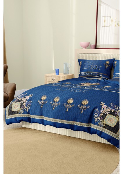 Nevresim Takımı Çift Kişilik Pamuklu Saten Kumaş 6 Parça 3D Dijital Baskı Duvet Cover Set Model No: indirimleri