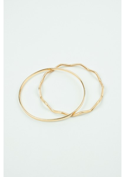 Düz ve Zigzag Form Ikili Bilezik Seti fiyatları