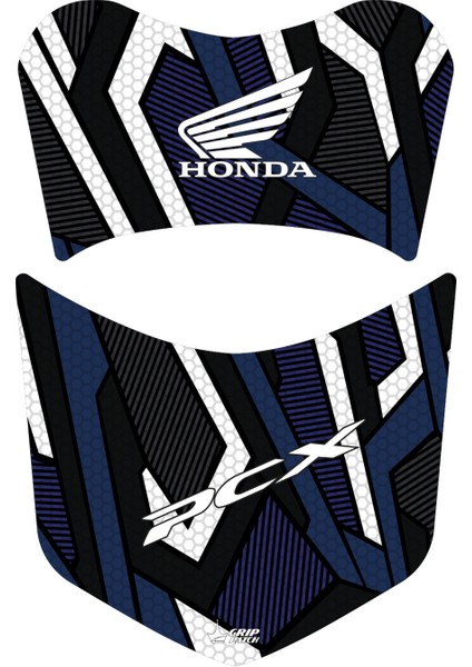 Honda PCX-125 ( 2025 ) ile Uyumlu Kaydırmaz Renkli Tank Pad Depo Koruma GC40- L