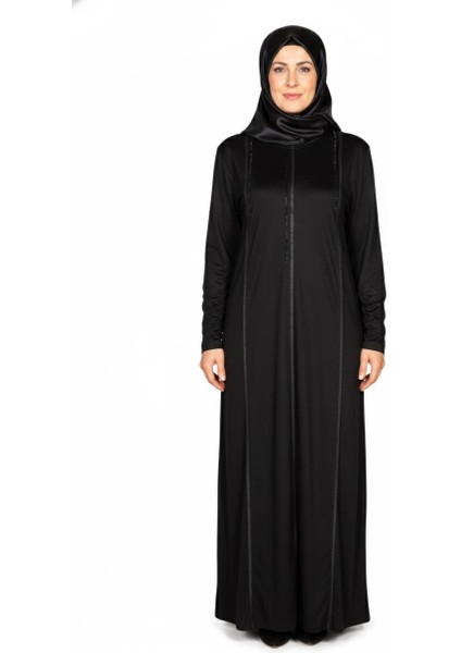 Elele Kadın Livia Büyük Beden Nervürlü Boydan Siyah Elbise fiyatları