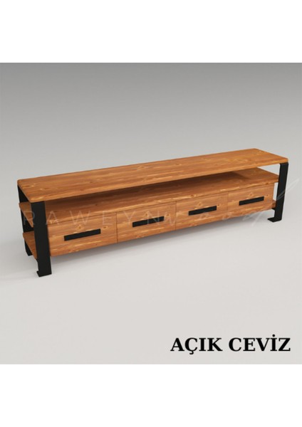 Sea Doğal Ahşap Çekmeceli Tv Ünitesi - 220CM modelleri