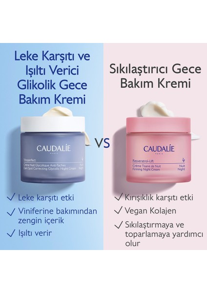 Yedek Kapsül Vinoperfect Glikolik Gece Kremi 50 ml indirimleri