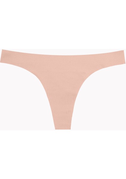 Siyah Vizon Ten Rengi 3lü Lazer Kesim Iz Yapmaz Tanga modelleri