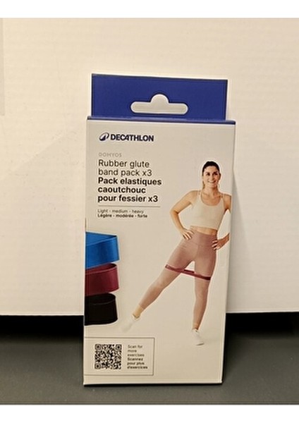 Direnç Bandı Seti 5-6-7 kg Gri Bordo Siyah 3 Adet Fonksiyonel Direnç Lastiği