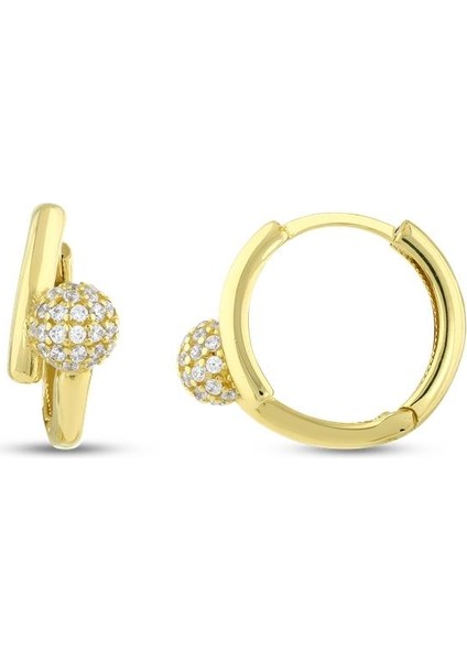 Altın Tasarım Küpe - 14K