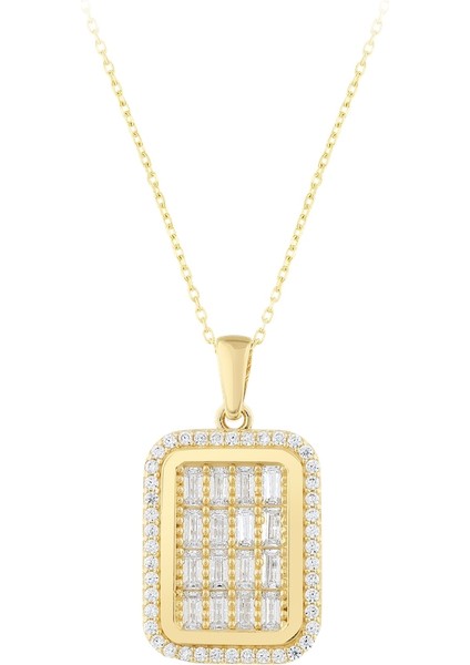 Baget Altın Kolye - 14K fiyatları