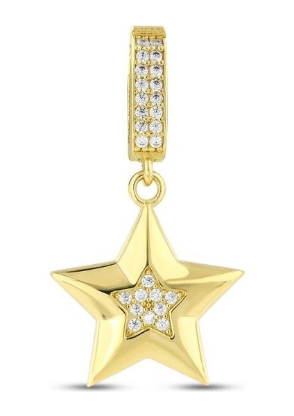 Altın Yıldız Kolye Ucu - 14K