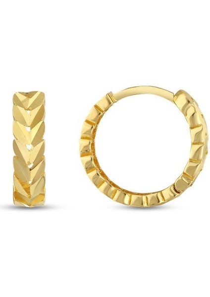 Altın Halka Küpe - 14K