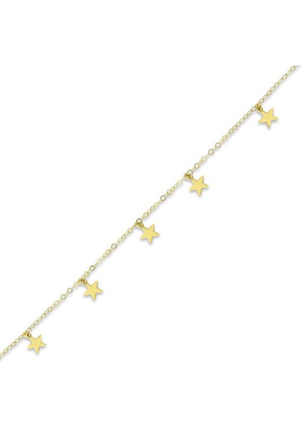 Altın Yıldız Figürlü Halhal - 14K fiyatları