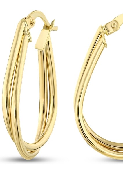 Altın Tasarım Küpe - 14K fiyatları