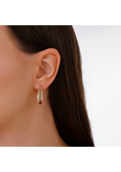 Altın Tasarım Küpe - 14K modelleri