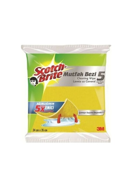 Brite Temizlik Bezi 5'li 4 Adet