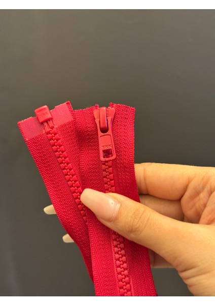 30X3 cm Kırmızı Dişli Fermuar fiyatları