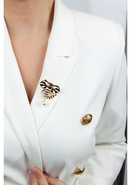 Inci Sallantılı Fil Broş