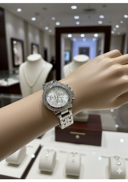 Metal Çelik Full Gümüş Renk Kadın Kol Saati Spectrum fiyatları