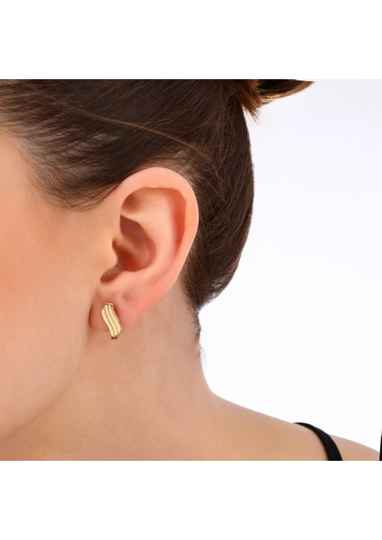 Altın Tasarım Küpe - 14K modelleri