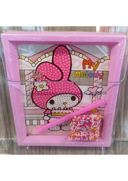 My Melody Boncuk Işleme/yapıştırma Seti Kare AD7142
