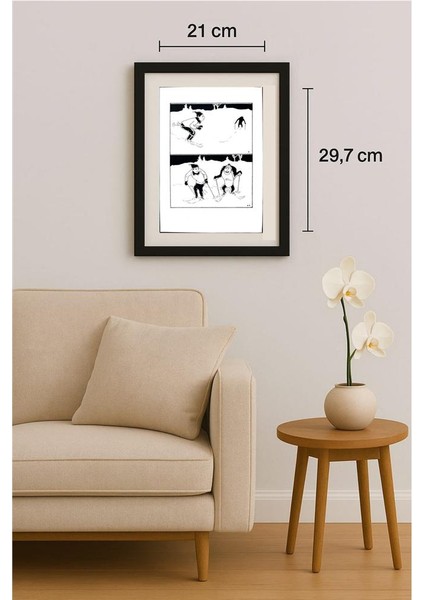 Wang Jinhai 29X21CM Orijinal Karikatür Tablo fiyatları