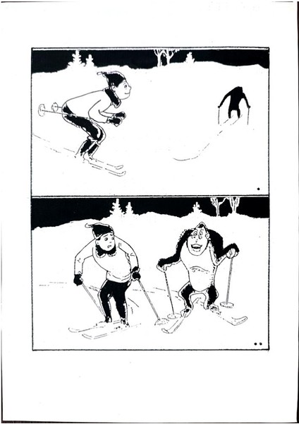 Wang Jinhai 29X21CM Orijinal Karikatür Tablo modelleri