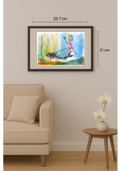 Unknown 29X21CM Orijinal Karikatür Tablo fiyatları