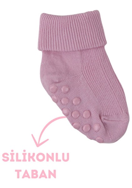 Kız Bebek Kaydırmaz Pamuklu Yumuşak Çorap – 12’li Paket fiyatları