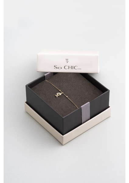 G Harfi 18 Ayar Sarı Altın Kaplama 19 cm Gümüş Nazar Bileklik indirimleri