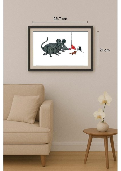 Kozlova Masha 29X21CM Orijinal Karikatür Tablo fiyatları