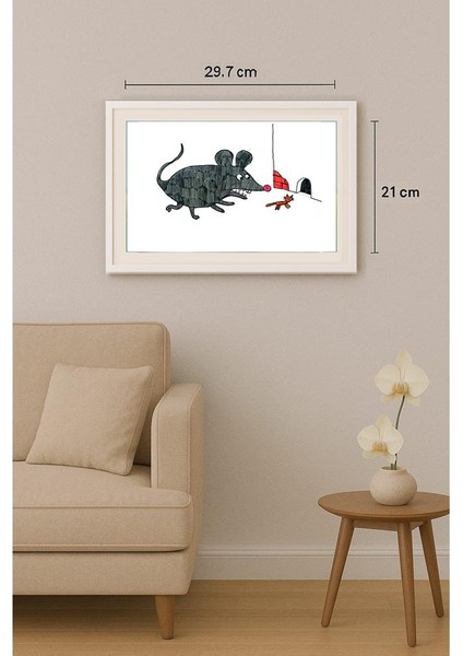 Kozlova Masha 29X21CM Orijinal Karikatür Tablo indirimleri