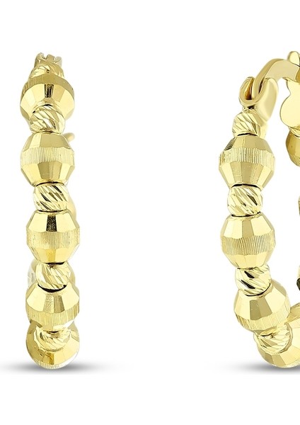 Dorika Toplu Altın Halka Küpe - 14K fiyatları