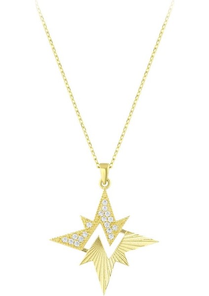 Altın Tasarım Kolye - 14K