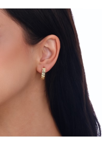 Altın Halka Küpe - 14K modelleri