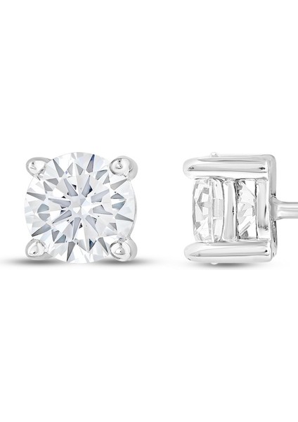 Altın Tektaş Küpe - 14K fiyatları