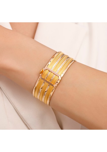 Altın Kelepçe Bilezik - 14K modelleri