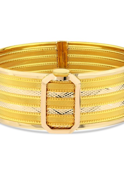 Altın Kelepçe Bilezik - 14K indirimleri