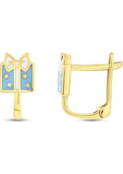 Figürlü Altın Çocuk Küpe - 14K