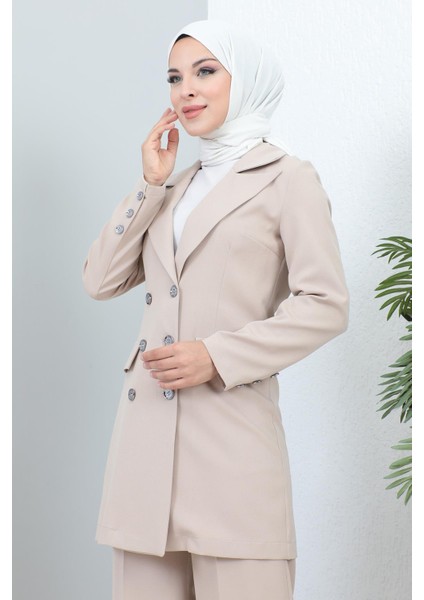 Ceketli Takım Bej 19005 fiyatları